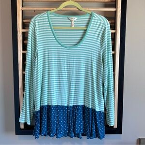 Matilda Jane Wonderment Talk Tomorrow Top Women Size medium